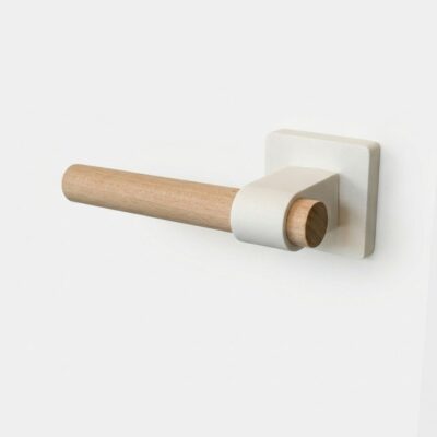 Wood Handle deurklink - Vierkant